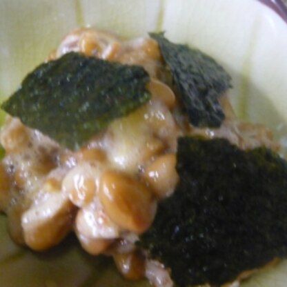 sweet sweet ♡ちゃん、おはようございます。今日はsweet sweet ♡ちゃんの納豆レシピで作りました。海苔の香りが良いですね。(#^.^#)
